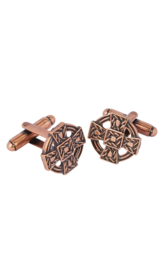 Celtic Cross Copper Cufflinks