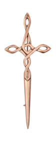 Celtic Knot Copper Kilt Pin