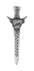 Highland Cow Matt Kilt Pin