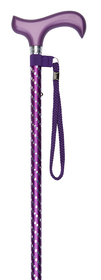 Purple Engraved Elegant Adjustable Stick