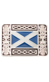 St. Andrews Saltire Enamel Belt Buckle