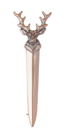 Stag Head Copper Kilt Pin