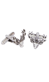 Stag Head Matt Cufflinks 