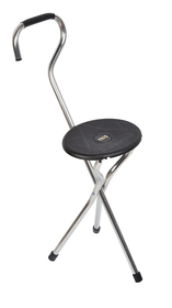 Trio Crook Black Folding Seat Stick
