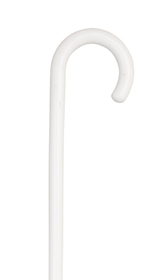 White Crook Handle Stick