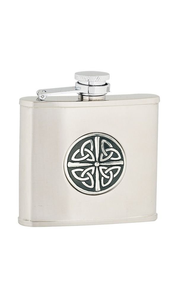 4oz Celtic Knot Stainless Steel Flask