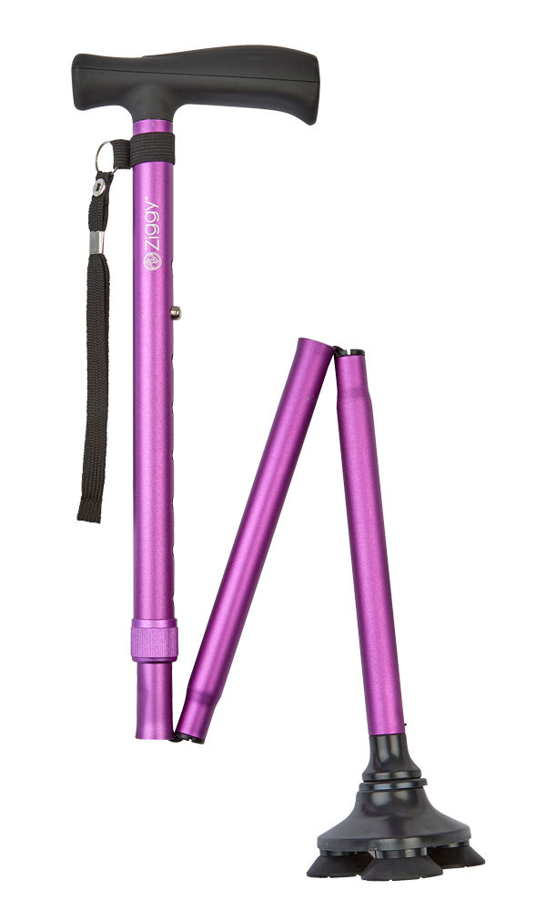 Ziggy Tribase Folding Stick - Purple