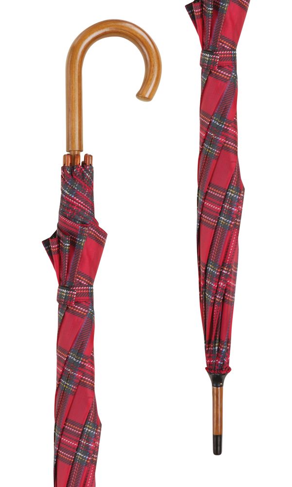 Ross Modern Tartan Crest Umbrella