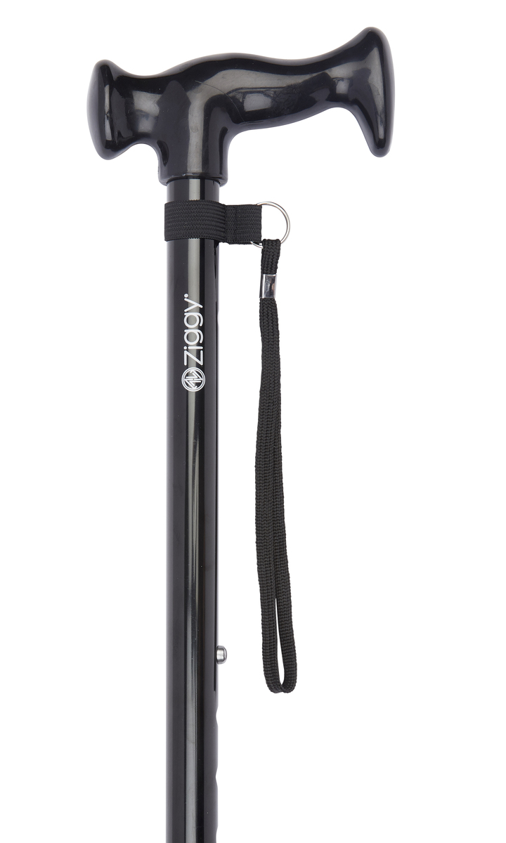 Black Crutch Handle Adjustable Stick Charles Buyers
