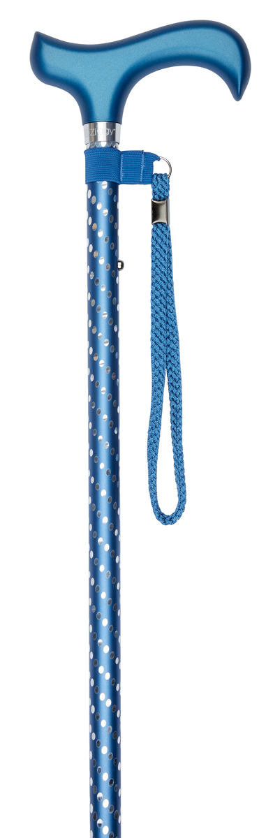 Blue Engraved Elegant Adjustable Stick