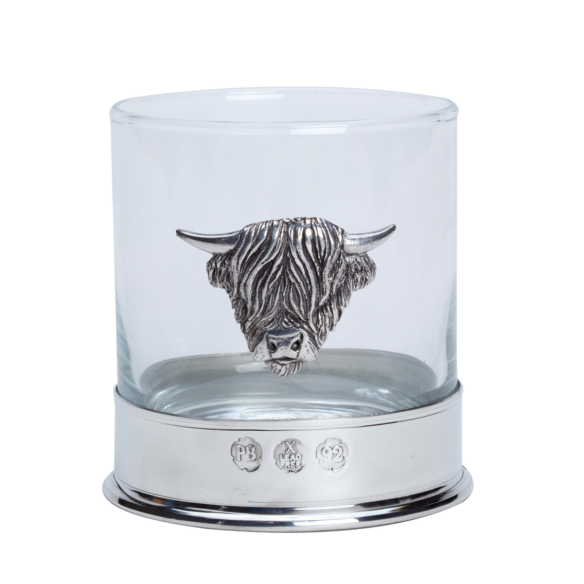 Highland Cow Whisky Glasses - Pair
