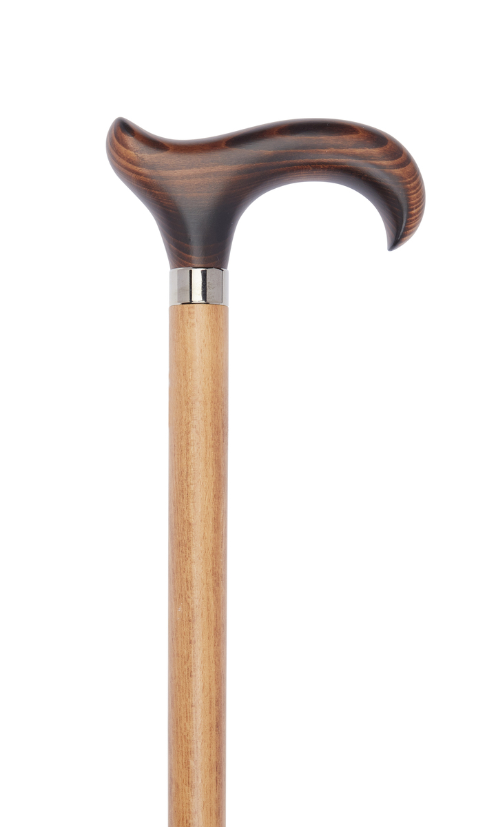 Natural Brown Extra Strong & Long Derby Handle Stick